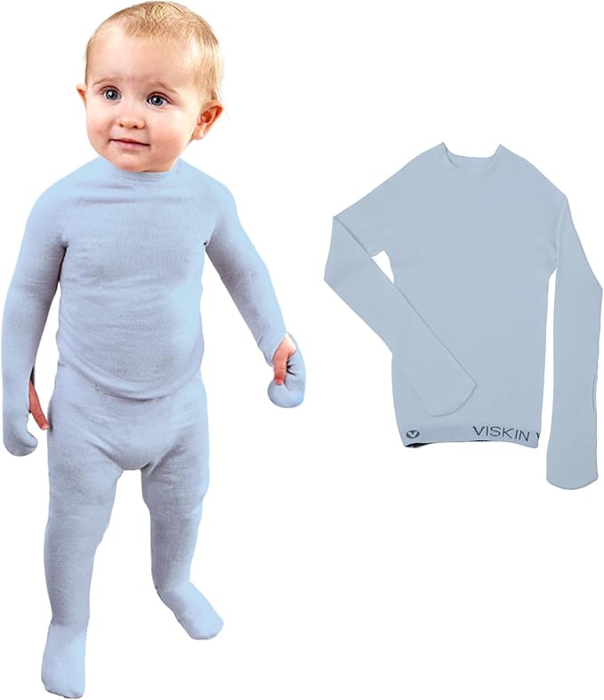 Viskin Baby Seamless Tops with Cooling Viscose Fibre - Gentle Under Layer Tops for Boys and Girls - Skin Comfort - 1-2 Years