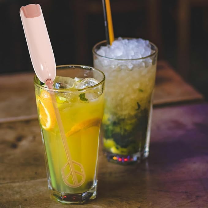 MAGICLULU Handheld Electric Mixer Small Portable Drink Infant Milk Powder Mixer with 2 Stirring Sticks