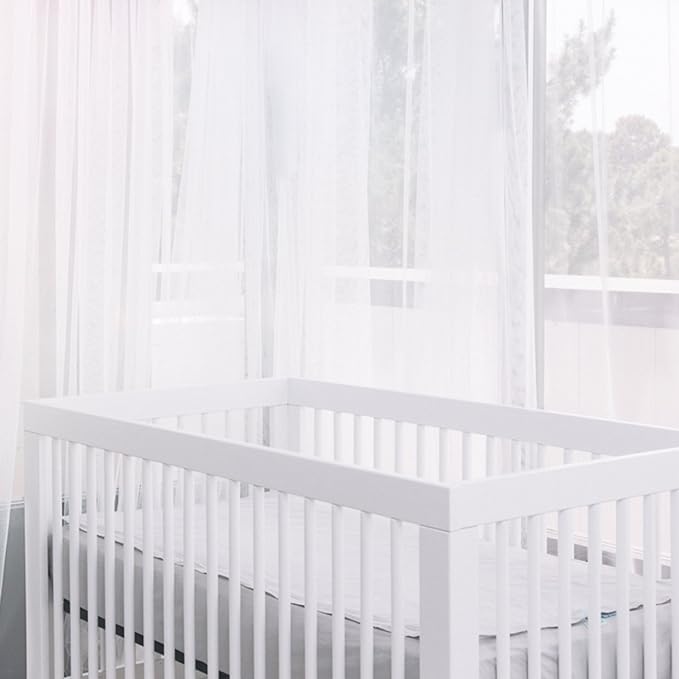 QuickZip Crib Sheet Set - Faster, Safer, Easier Baby Crib Sheets - Includes Ivory Wraparound Base & 3 Zip-On Crib Sheets – Ivory 100% Cotton - Fits All Standard Crib Mattresses