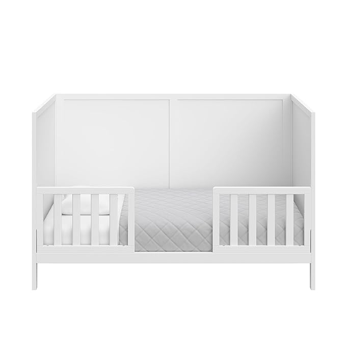 Graco Theo Crib and Mattress Nursery Essentials Pack (White) – GREENGUARD Gold Certified Baby Crib & Crib Mattress, Cribs with Mattress Included, Convertible Crib, Baby Mattresses for Crib