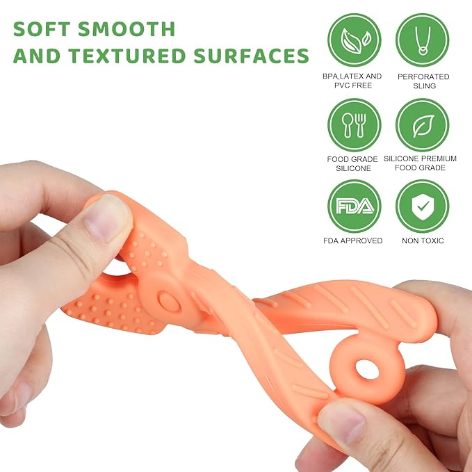 8 Pack Chew Baby Teething Toys for 0-12 Months, Freezable BPA Free Silicone Baby Molar Teether Chew Toys, Hammer Wrench Spanner Pliers Hand Saw Shape Baby Girl's Boy Car Seat Toy