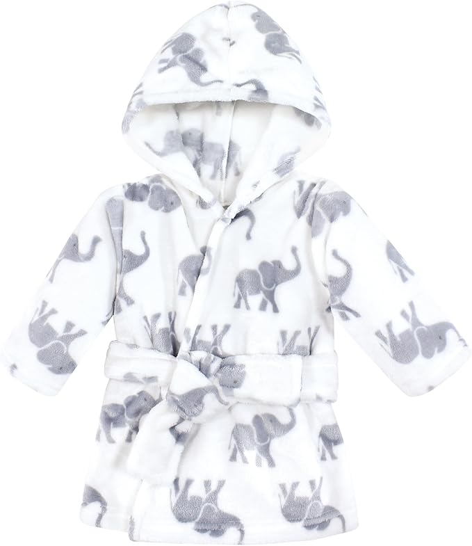 Hudson Baby Unisex Baby Plush Animal Face Bathrobe