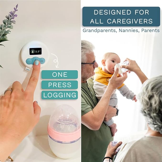 Smart Baby Care Tracker - Newborn Basics (Sleep, Diaper & Bottle): On-The-Spot One-Press Loggers, Reminders, Notifications, Routines, Multiple Caregivers, Pediatrician & Expert Support