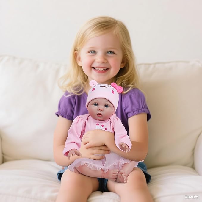 CHAREX Lifelike Reborn Baby Dolls - 22 Inch Realistic Newborn Baby Doll Soft Body Real Life Baby Dolls Girl with Accessories Gifts for Kids Age 3 + & Collection