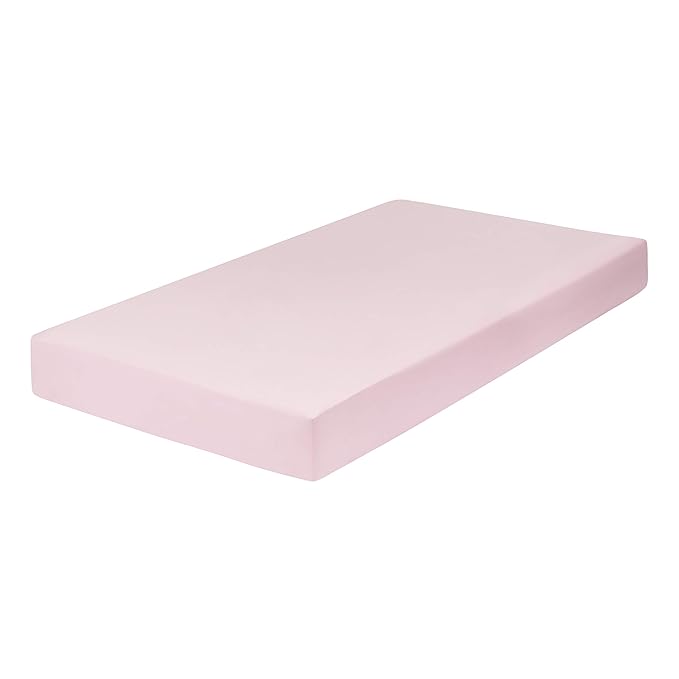 Everyday Kids 2 Pack Fitted Girls Crib Sheet, 100% Soft Breathable Microfiber Baby Sheet, Fits Standard Size Crib Mattress 28in x 52in, Nursery Sheet - Sweet Owls/Pink