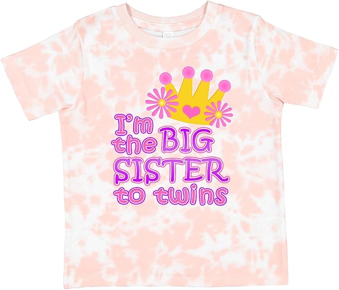 inktastic I'm The Big Sister to Twins. Toddler T-Shirt