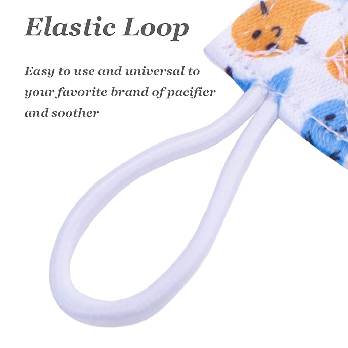 Babygoal Halloween Pacifier Clips, 6 Pack Binky Paci Holder and Leash for Boys and Girls Fits for Most Pacifier, Binkie Styles & Baby Teethers & Toys and Gift 6PB18