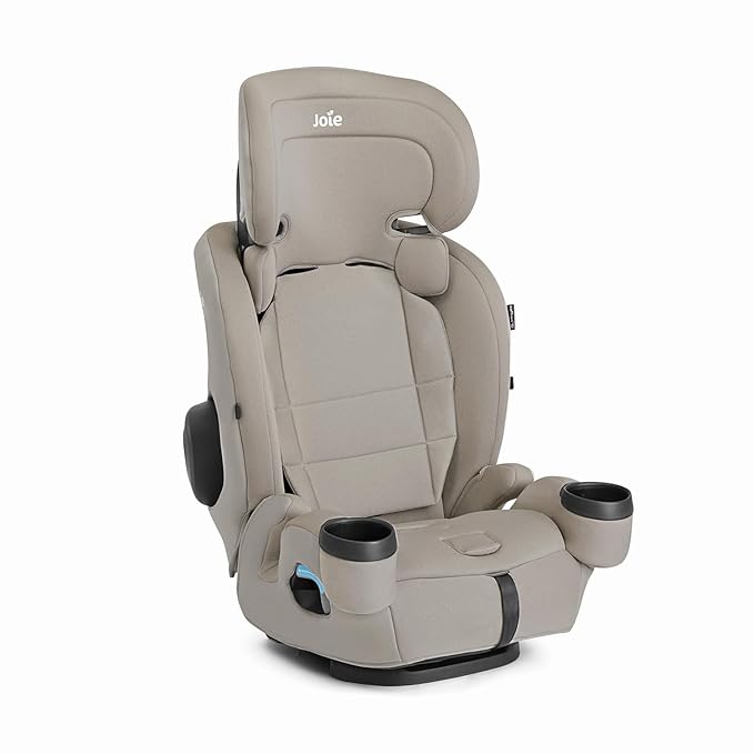 Joie Saffron SI 4-in-1 Car Seat – Car Seat for Infants to Toddlers to Big Kids - 4 Modes, 10-Position No-Rethread Headrest & Harness (Dove)