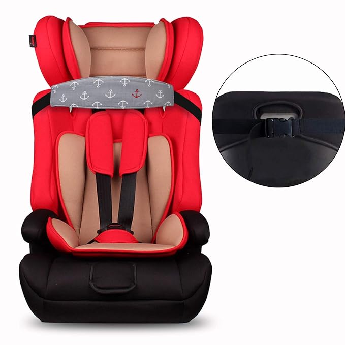 Baby Carseat Head Support,Car seat Straps Pillow Support Ban,Stroller Neck Relief Strap Headrest,Slumber Sling Sleep Positioner for Toddler Infants Child Children Kids(Gery Unicorn)