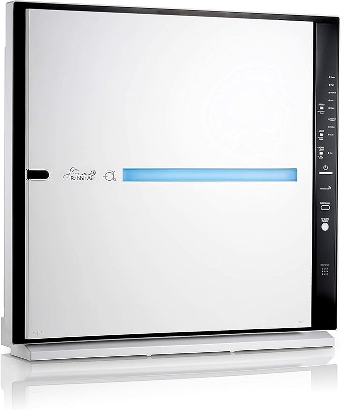 Rabbit Air, MinusA2 Air Purifiers for Home, Ultra Quiet HEPA Air Purifier - Wall Mountable Air Purifiers for Home, Allergies, Dust, Mold, Smoke & VOCs - (SPA-780N, White, Asthma and Allergy Friendly)