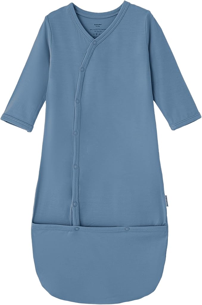Baby Nightgowns Sleeper Gown Newborn Long Sleeve Pajama Gowns Unisex Viscose from Bamboo Infant Sleepwear