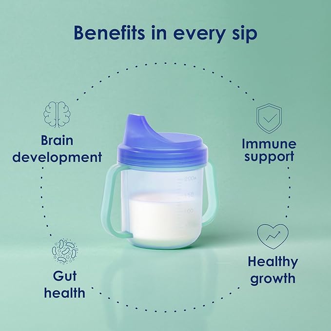 Kabrita Goat Milk Toddler Nutrition, 12-24 Months - Easy to Digest, Contains Vitamin D, Calcium, Iron, DHA, Non-GMO - Gentle on Sensitive Tummies - Supports Gut Health & Sleep - 28oz
