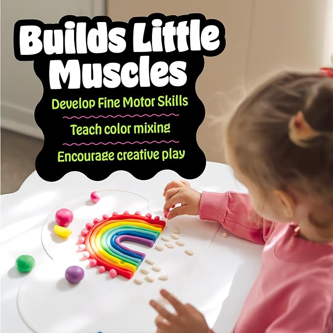 Hygloss Play Modeling Dough for Kids – Safe & Non-Toxic Sensory Dough for Arts and Crafts – 1 lb Tub – Play Clay for Toddler Activities, Preschool Classroom Must-Haves – 6 Assorted Colors, Scented
