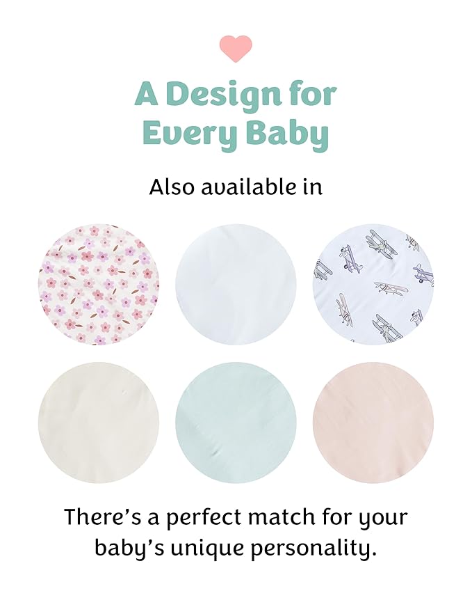 Caden Lane Baby Swaddle & Receiving Blanket, Soft, Breathable & Temperature-Regulating Bamboo Viscose Fabric for Swaddling Newborns, Gender Neutral Infant Blanket for Boys & Girls, Mist Blue