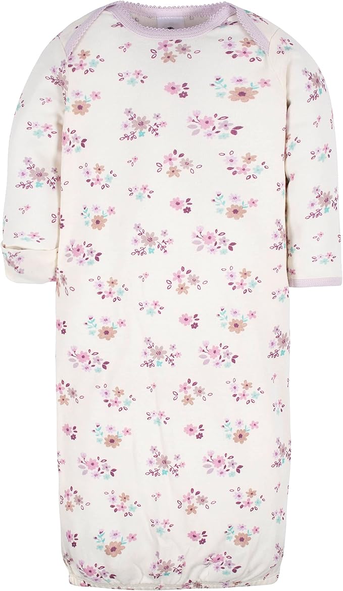 Gerber unisex-baby Baby Boy and Girls 4-pack Sleeper Gown