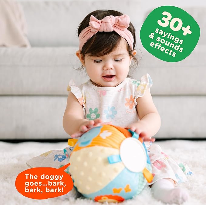 Move2Play, Hilariously Interactive Baby Ball with Music & Sound Effects | First Birthday Gift | Toddler Toy for Boys & Girls | Age 6, 9, 12, 18+ Month | 1, 2+ Year's Old