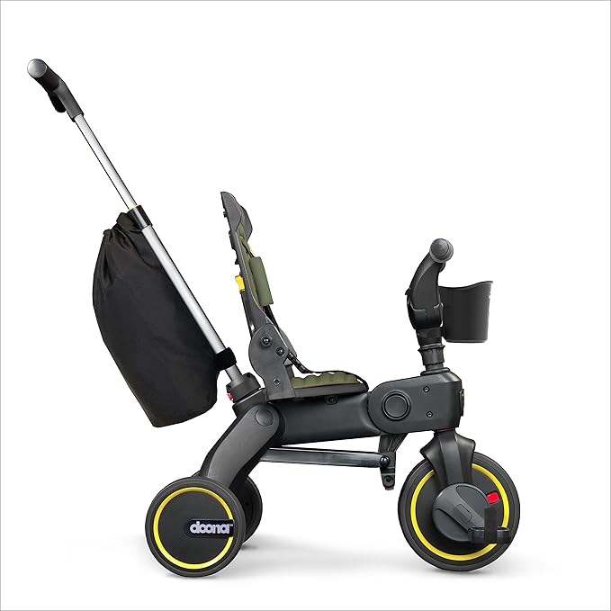 Doona Liki Trike S3, Desert Green - 5-in-1 Compact, Foldable Tricycle - Suitable for Toddlers 10 to 36 Months