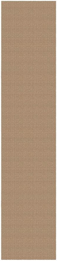KOZYFLY Extra Long Runners for Hallways 3x18 ft Washable Kitchen Runner Non Slip Rubber Backed Hallway Rug Cotton Entryway Runner Rug Floor Carpet for Indoor Hall, Kitchen, Stair, Tan/Orange/Brown