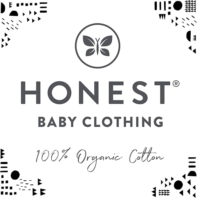 HonestBaby unisex baby Organic Cotton Washcloth Multi-Pack Winter Accessory Set, 5-pack Bright White, One Size US
