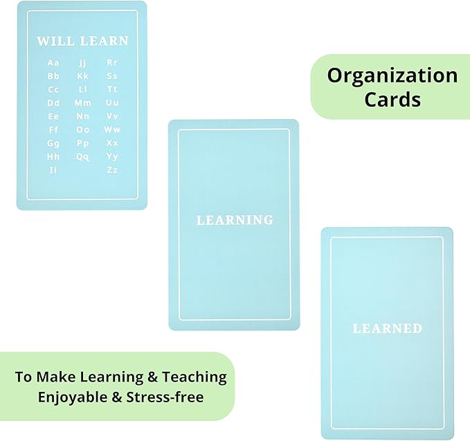ABC Flashcards and 250 Phonics Words | Ages 3-6 | Learn Alphabet and Reading with Phonics | Brainstrong 2 Premium Boxes, 100 flashcards