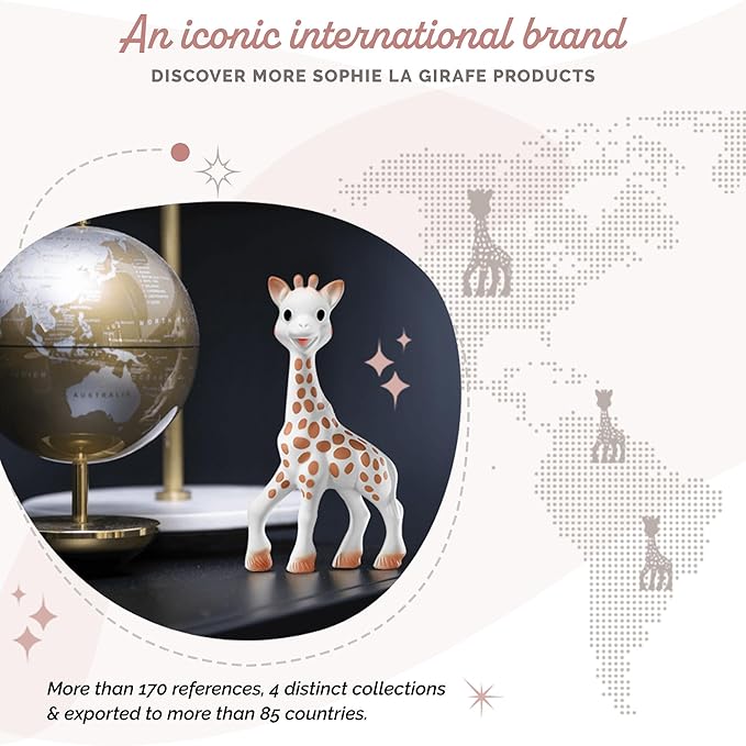 Sophie la girafe, Fresh Touch | Handcrafted for 60 Years in France | Natural Rubber | Designed for Teething Babies | Awaken All 5 Senses | Easy to Clean