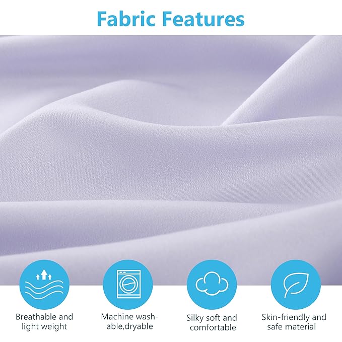 TILLYOU Baby Crib Sheets for Boys Girls, Super Soft Toddler Bed Sheets, 2 Pack Sheets for Standard Crib Mattress 28x52in, Brilliant Little Flowers
