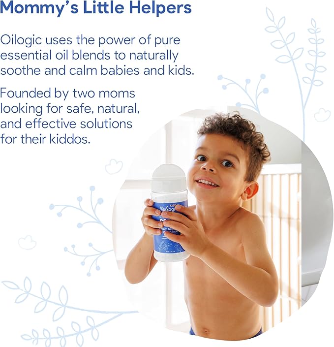Oilogic Kids Stuffy Nose & Cough Epsom Salt Soak & Shower Soother - Made with Blended Essential Oils