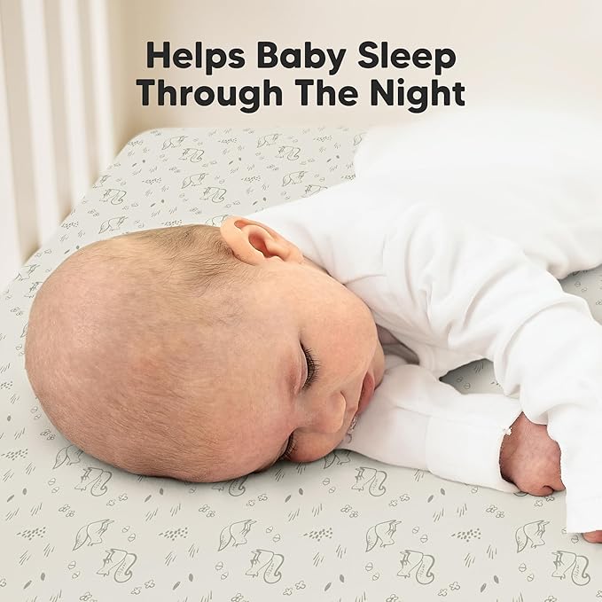 2-Pack Waterproof Crib Sheets for Boy, Girl - Organic Cotton 52X28 Fitted Crib Sheets Neutral,Crib Mattress Protector Sheets,Soft Toddler Bed Sheets,Washable Infant Fitted Baby Crib Sheets(Pine Grove)