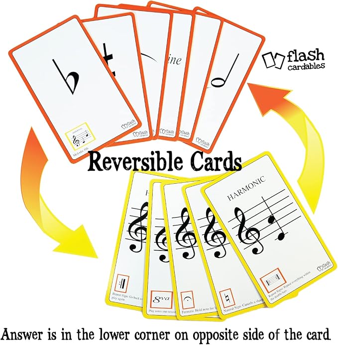 Premium Music Flash Cards