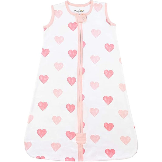 Baby Sleep Sack 1.0 TOG, Organic Cotton Baby Wearable Blanket with Two-Way Zipper, Swaddle Transition Baby Sleeping Bag, All-Season Sleep Sack for Newborn Infant Toddler Boy Girl, 18-24 Months, 1-Pack
