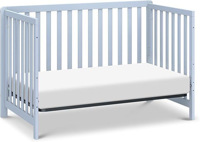 Carter's by DaVinci Colby 4-in-1 Low-Profile Convertible Crib in Powder Blue, Greenguard Gold Certified