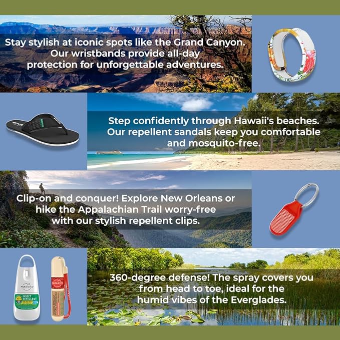 PARA'KITO Mosquito Repellent Bracelets + Refill Pellets Bundle, Mosquito Bracelets, Peppermint Oil, DEET Free Mosquito Repeller, Hiking Accessories, 2 Wristbands & 2 Refills (Black + Stars)