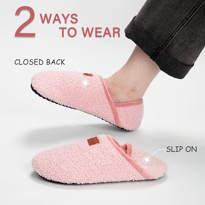 ATHMILE House Slippers for Women Men Indoor Barefoot Slippers Socks Furry Slip on House Shoes Cozy Comfy for Home Bedroom Travel Yoga