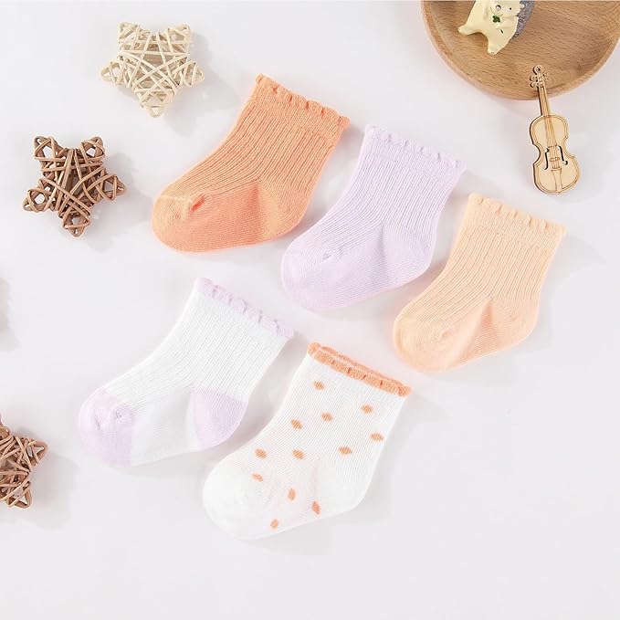 15 Pack Infant Hats Gloves Socks Unisex Baby Boy Girl Accessories Set Cotton New Born Caps Mittens
