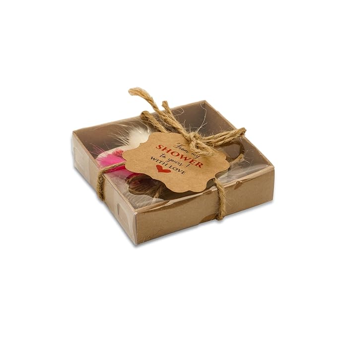 12 Set Baby Shower Favors for Guests, Handmade Scented Heart Soap Gifts for Baby Girl, Bulk Wedding Bridal Shower Favors, Party Decoration for Gender Reveal Souvenirs