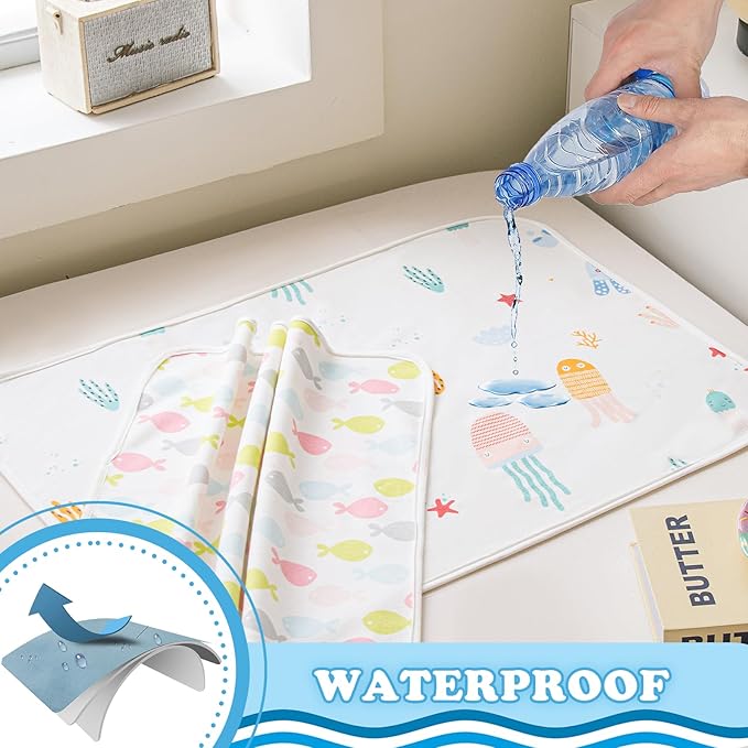 Diaper Changing Pad (Sea 20 * 27 inch-2pack)