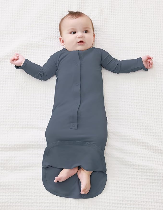 Baby Nightgowns Sleeper Gown Newborn Long Sleeve Pajama Gowns Unisex Viscose from Bamboo Infant Sleepwear