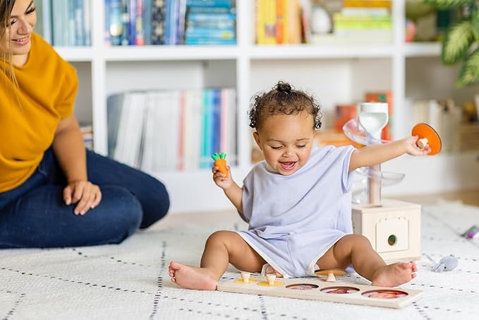 LOVEVERY, The Babbler Play Kit with Bonus Book 'Where is Crew's Shoe', Birthday Play Kit, Montessori Toddler Toy (Best Birthday Gift for 1 Year Old)