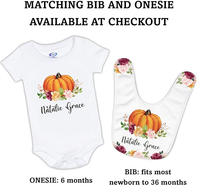 Arteaga Personalized Baby Blankets for Girls, Customized Pumpkin Halloween Blanket with Names, Best Gift Baby, Newborn, New Mom, Super Soft Plush Fleece, 30''x40'', Full