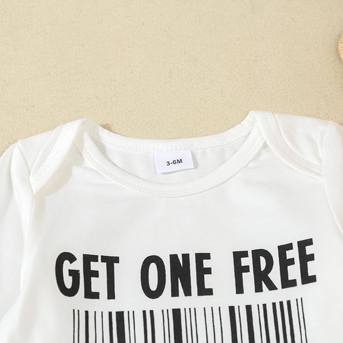 Newborn Baby Twins Clothes Funny Letter Print Romper Bodysuit Shirt Twins' Babys Gift Infant Boy Girl Fall Clothes