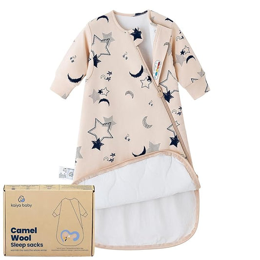 Unisex Sleeping Bag for Babies and Toddlers 1.0 Tog Sleep Sack 18-36Months, Newborn Sleep Sack, Wearable Blanket Baby, Sleep Sack with Sleeves, Gifts for Baby