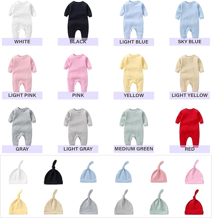 Personalized Baby Romper Hospital Newborn Coming Home Outfit Custom Embroidery Name Infant Sleepwear Gift for Baby Shower