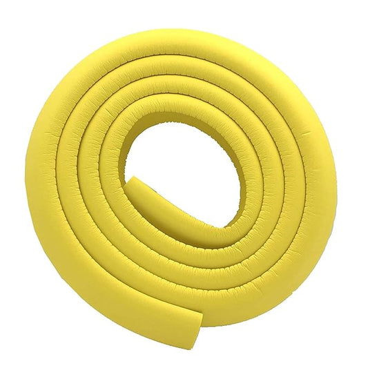 M2cbridge L Shape Extra Thick Furniture Table Edge Protectors Foam Baby Safety Bumper Guard 6.5 Ft (Yellow)