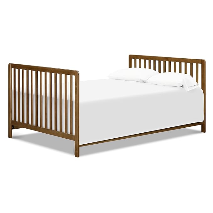 Carter's by DaVinci Colby 4-in-1 Baby Crib Convertible to Toddler Bed, Daybed, Full-Size Bed - Easy Assembly - GREENGUARD Gold Certified, 4 Adjustable Heights, Conversion Kit Sold Separately, Walnut