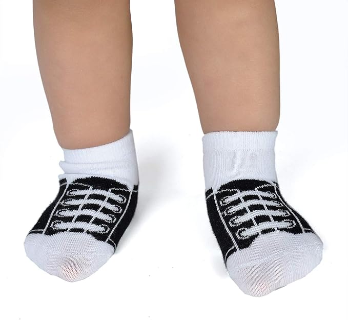 EPEIUS Unisex Baby Girls Boys Non-Slip Socks (Set of 6)