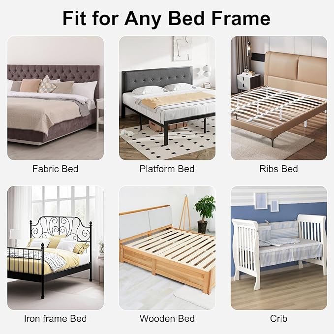 Bed Rail for Toddlers,Swing Down Kids Bed Rails Guard for Twin,Full,Queen,Bunk Size Bed,Extra Tall Child Bed Rail Guard with Reinforced Anchor Safety System(White,32 Inch,1 Side)