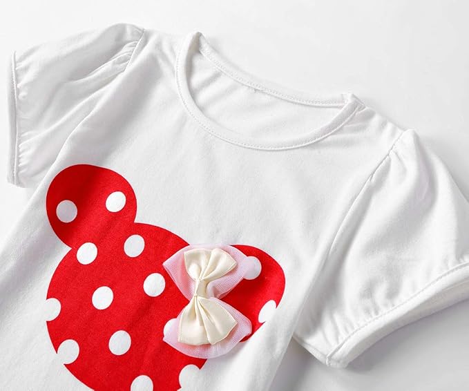 Cute Toddler Baby Girls Clothes Set Long Sleeve T-Shirt and Pants Kids 2pcs Outfits