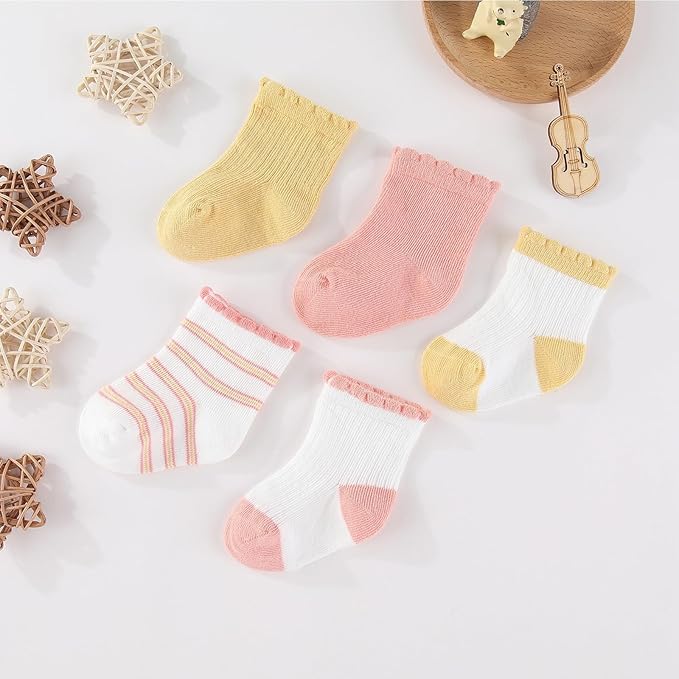 15 Pack Infant Hats Gloves Socks Unisex Baby Boy Girl Accessories Set Cotton New Born Caps Mittens