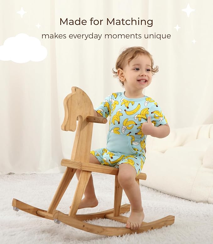 Baby Boy Romper Toddler Boys Short Sleeve Shorts Soft Jumpsuit Outfit Viscose Made from Bamboo