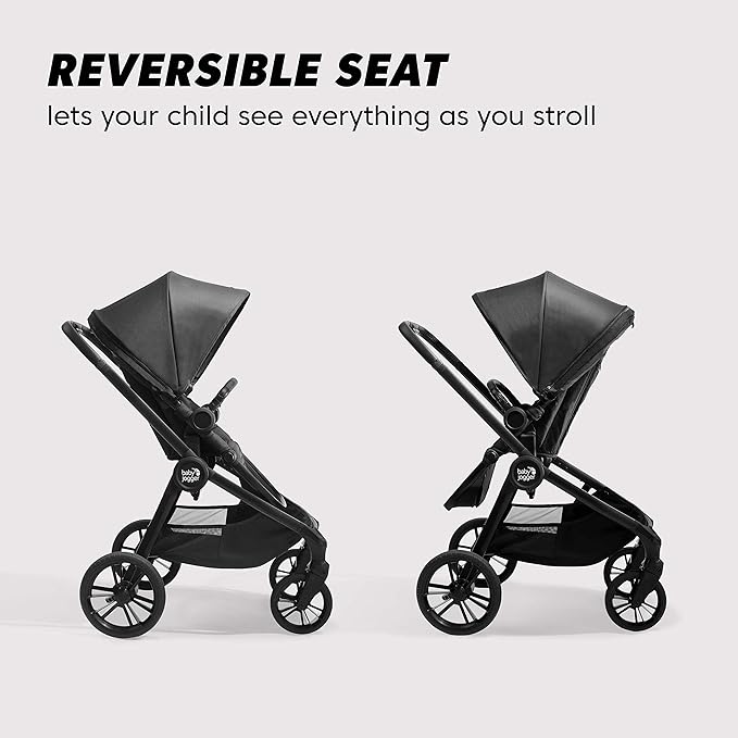 Baby Jogger® City Sights® Stroller - Convertible Stroller with Compact Fold Rich Black